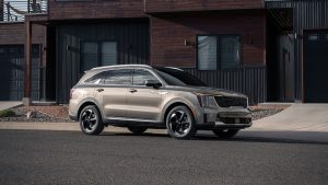 2026 Kia Sorento PHEV parked on street