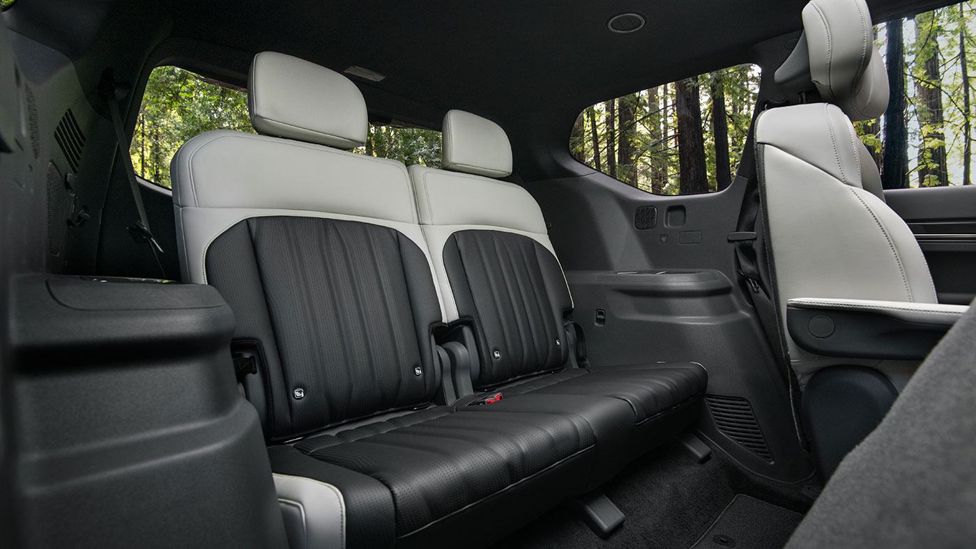 Third row seats inside 2026 Kia EV9