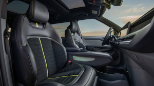 Front row of 2026 Kia EV9