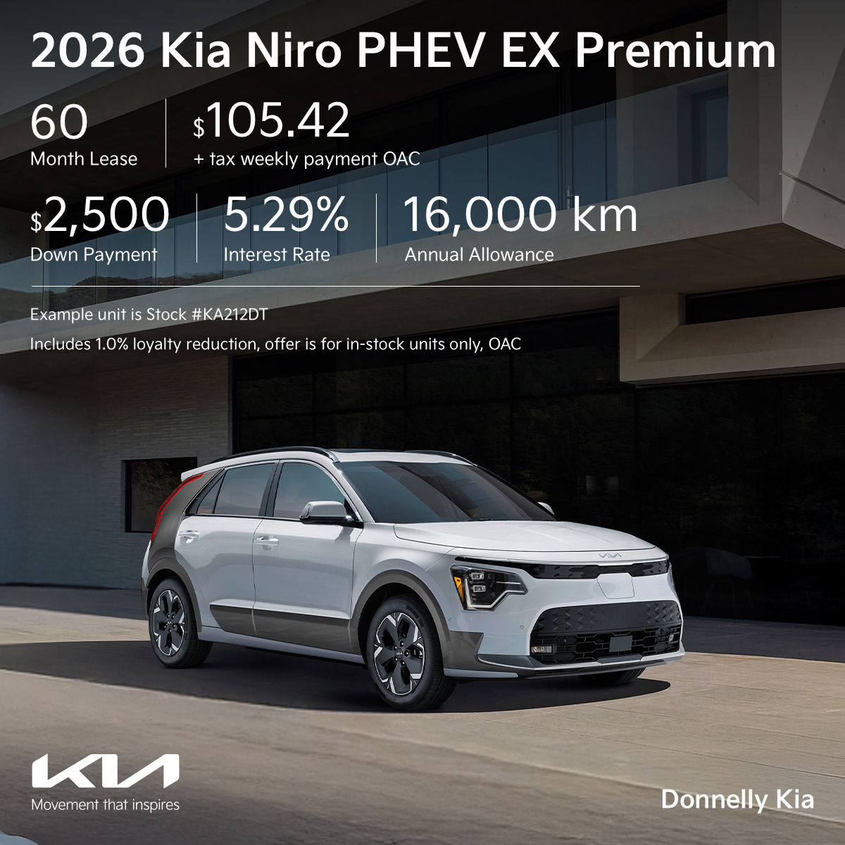 2026 Kia Niro PHEV EX Premium