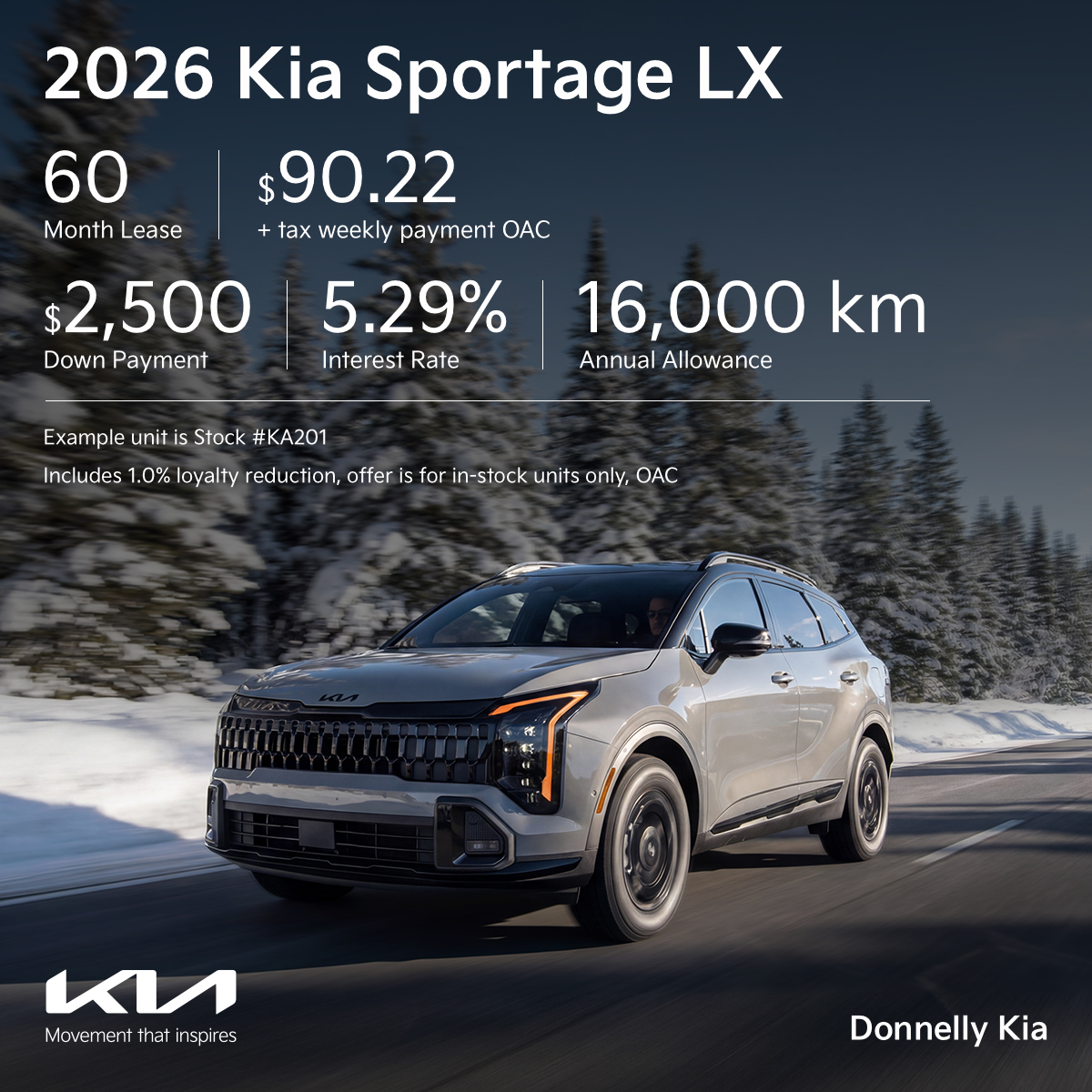 2026 Kia Sportage LX