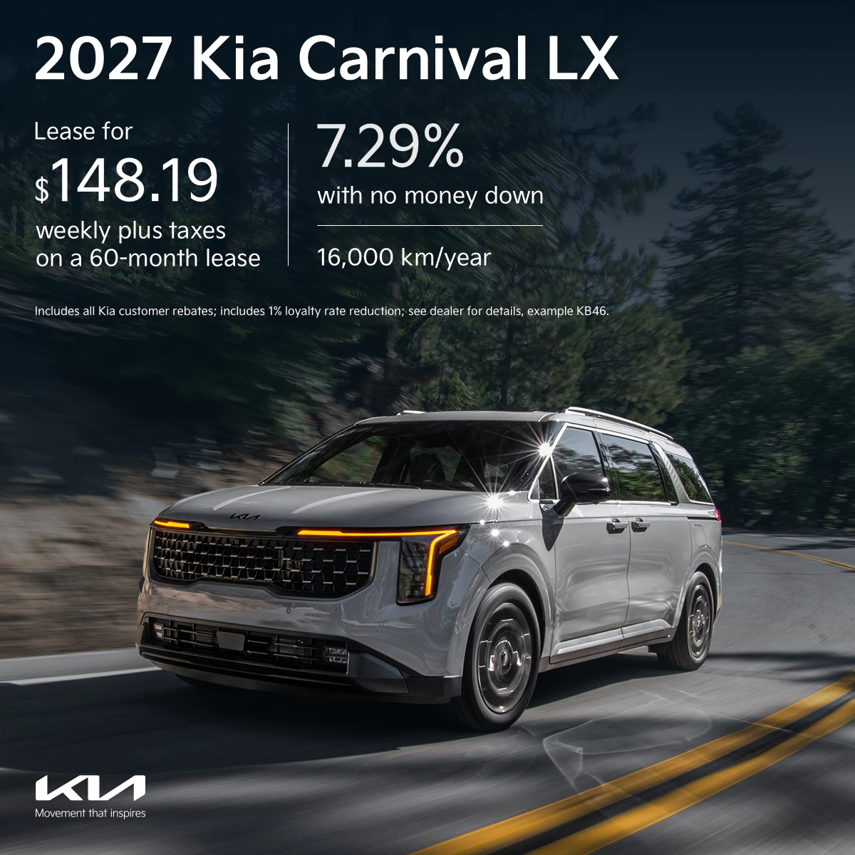 2027 Carnival LX